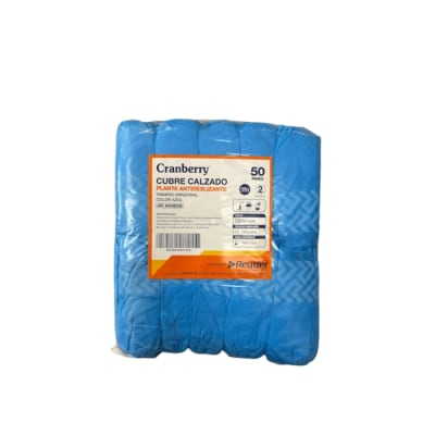 CUBREZAPATO TELA GRUESA AZUL BOLSA X 100
