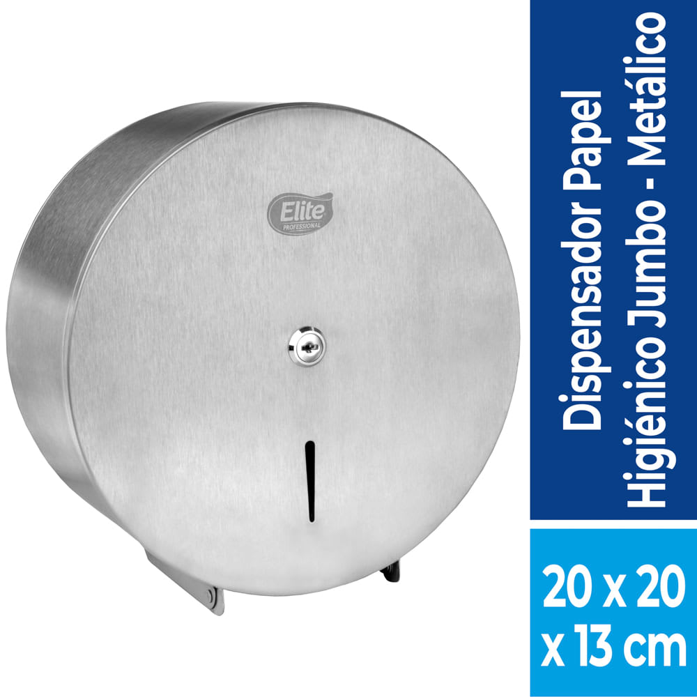DISPENSADOR PAPEL HIGIÉNICO COMPACTO ACERO INOXIDABLE ELITE1