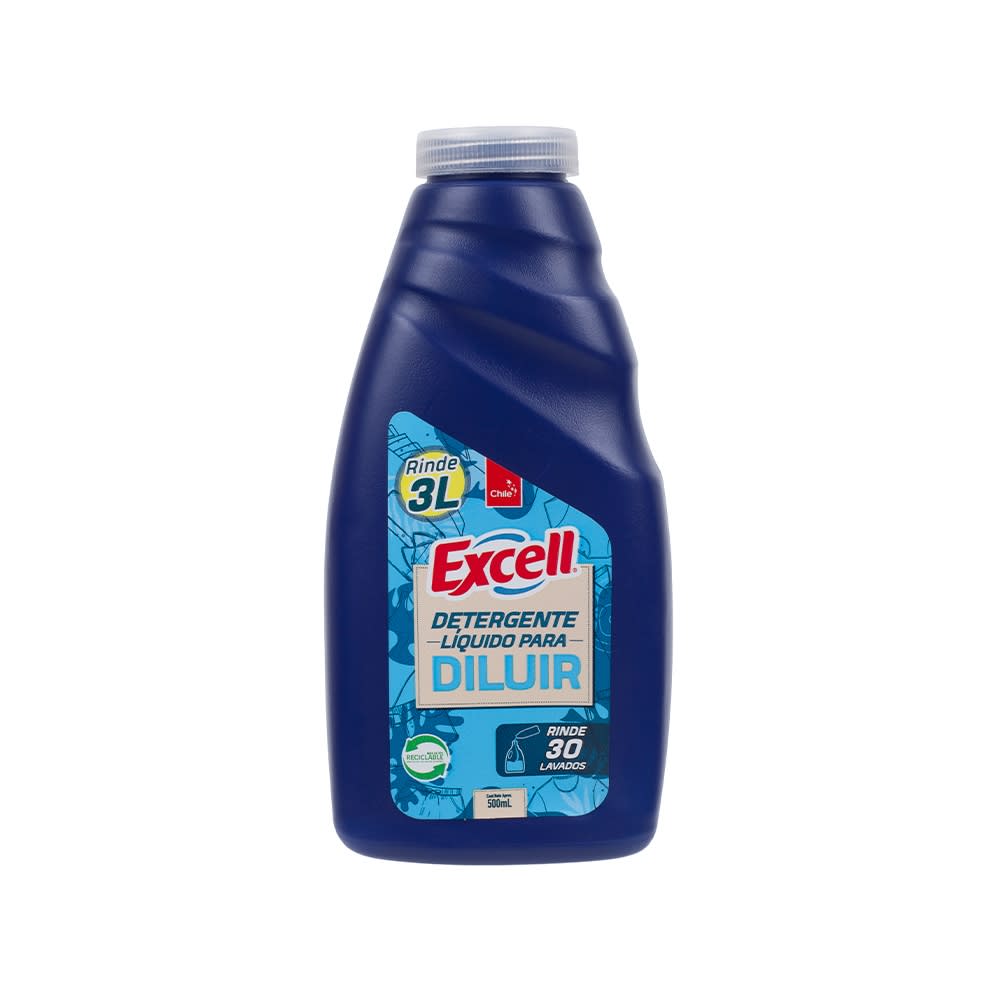 DETERGENTE LIQ. PARA DILUIR EXCELL 500ML1