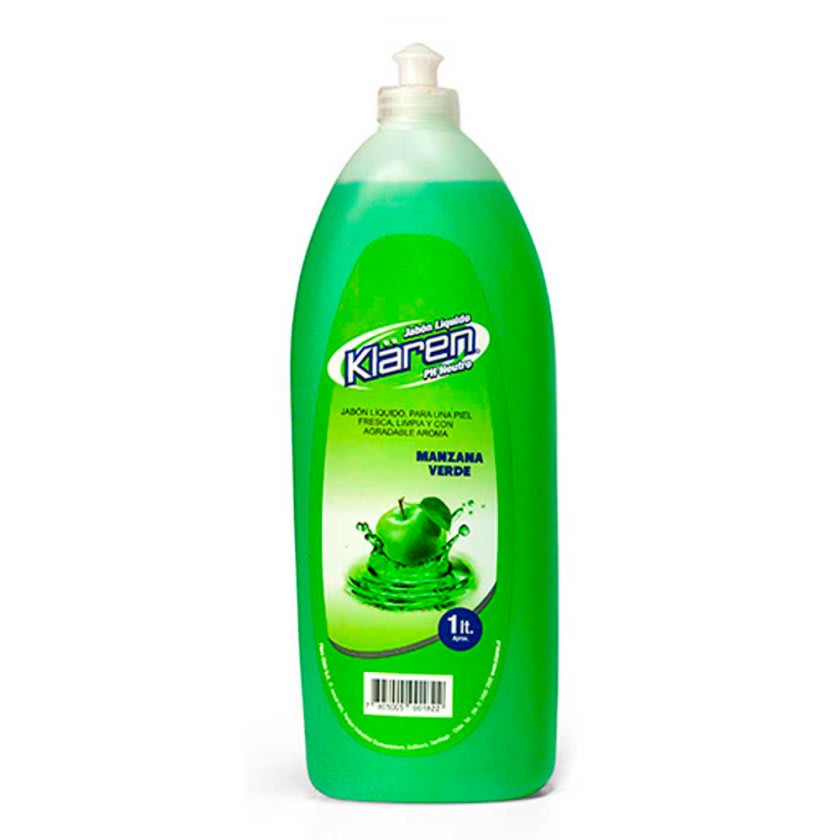 JABON LIQUIDO ECONOMICO MANZANA VERDE 1 LT1