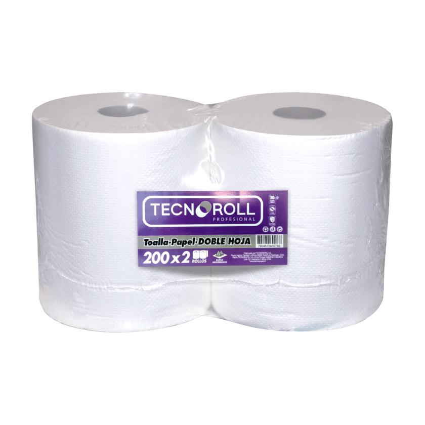 TOALLA TECNOROLL D/H PACK X2 200 MTS1