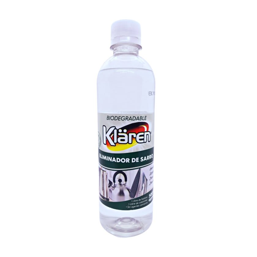 ELIMINADOR DE SARRO KLAREN BIODEGRADABLE 500ML1