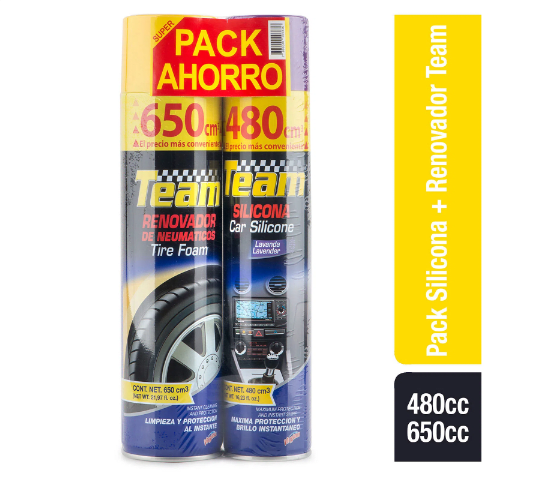 Pack Silicona 480cc + Renov. 650cc Team1