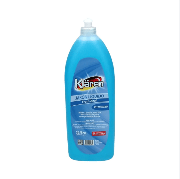 JABON LIQUIDO ECONOMICO FRESH AZUL 1 LITRO1