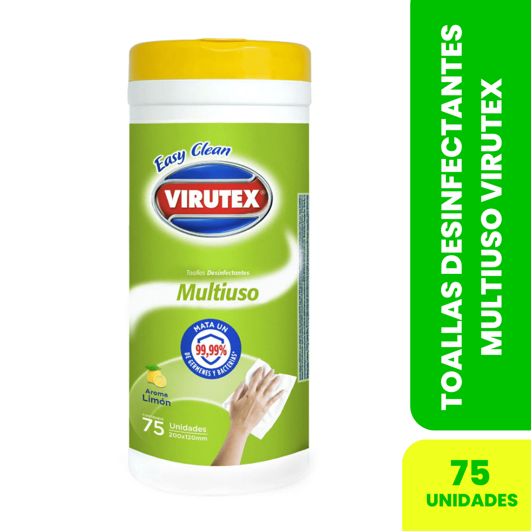 TOALLAS DESINFECTANTES MULTIUSO - EASY CLEAN 75 UN1