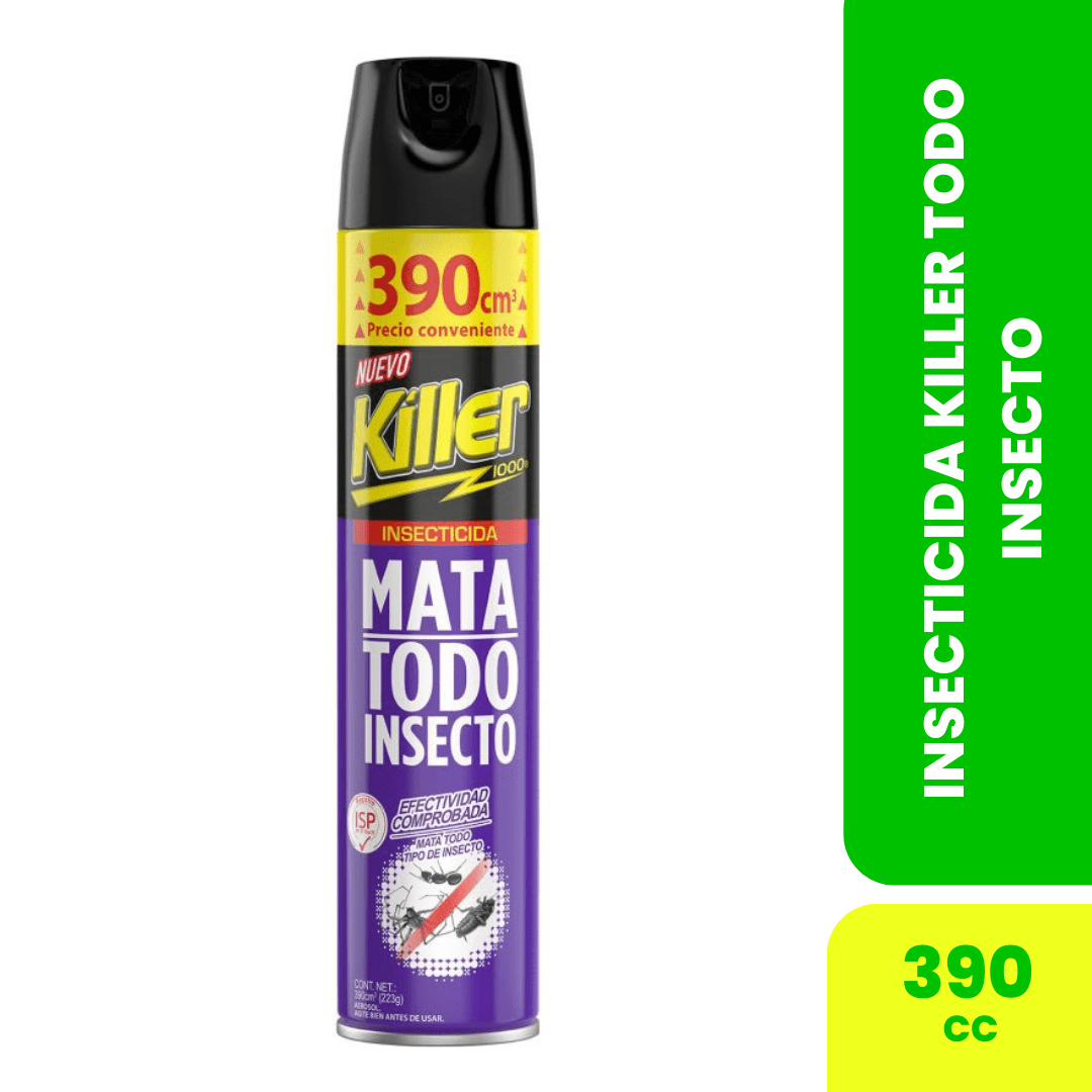 INSECTICIDA KILLER TODO INSECTO 390 cc1