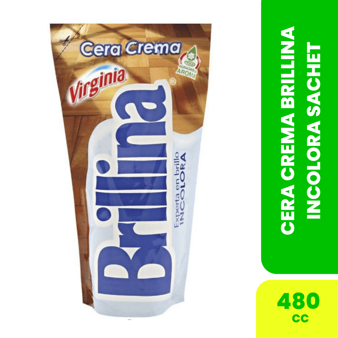CERA CREMA BRILLINA INCOLORA SACHET 480CC 1