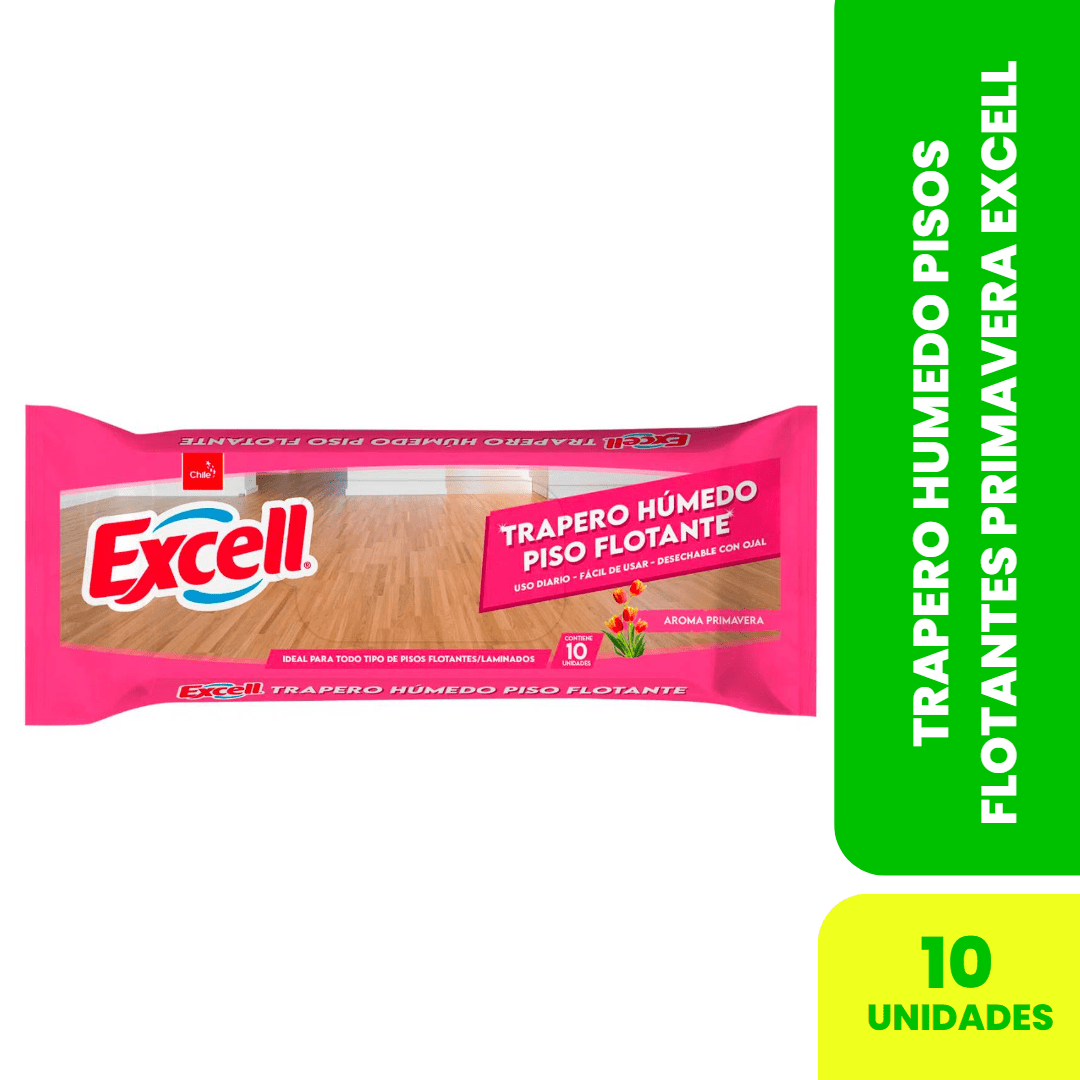 TRAPERO HUMEDO PISOS FLOTANTES PRIMAVERA EXCELL 10 UN1