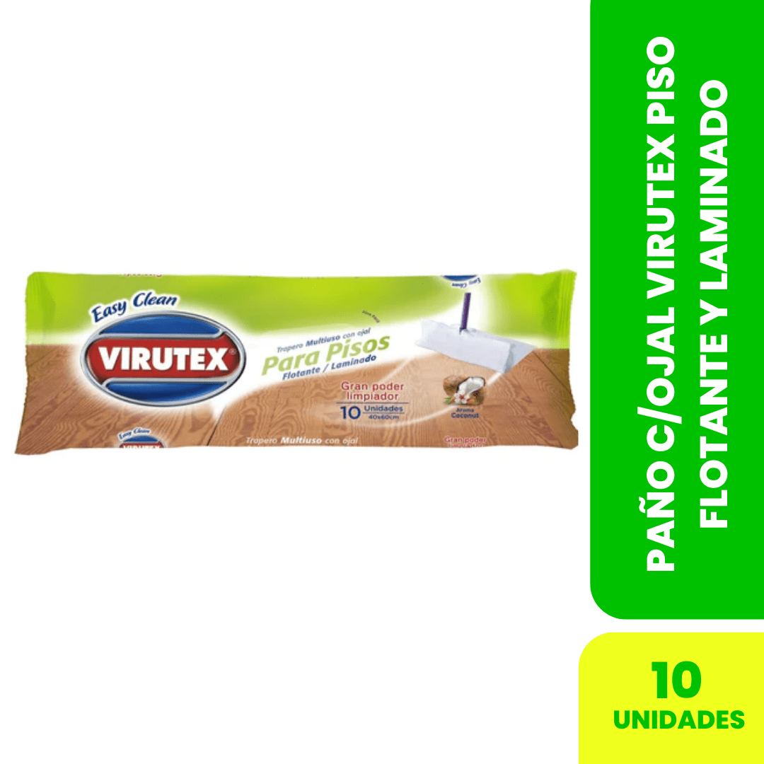PAÑO C/OJAL VIRUTEX PISO FLOTANTE Y LAMINADO AROMA COCO/VAINILLA1