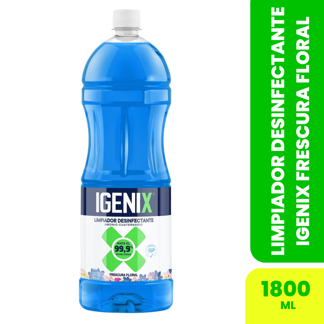 LIMPIADOR DESINFECTANTE IGENIX FRESCURA FLORAL 1800ML1