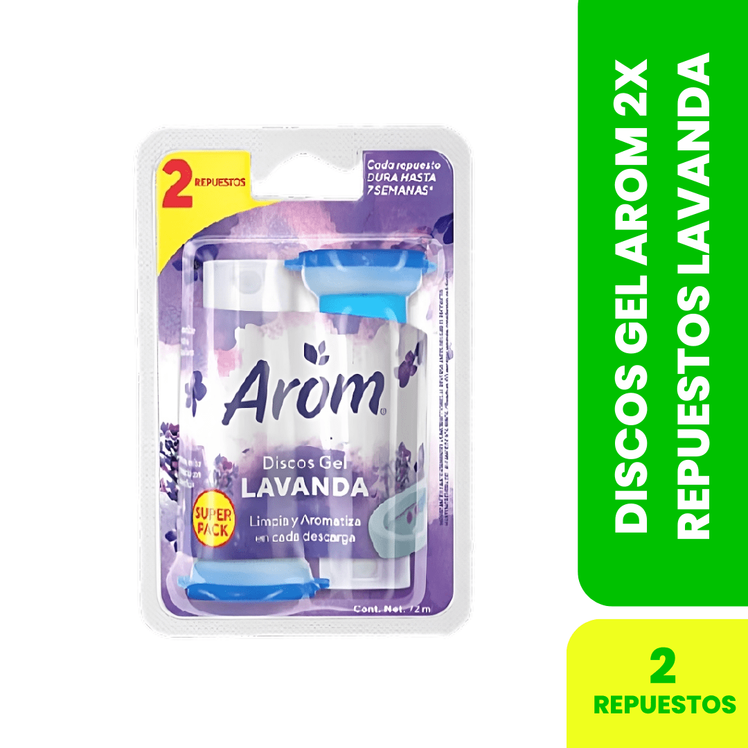 Discos gel Arom 2x Repuestos Lavanda1