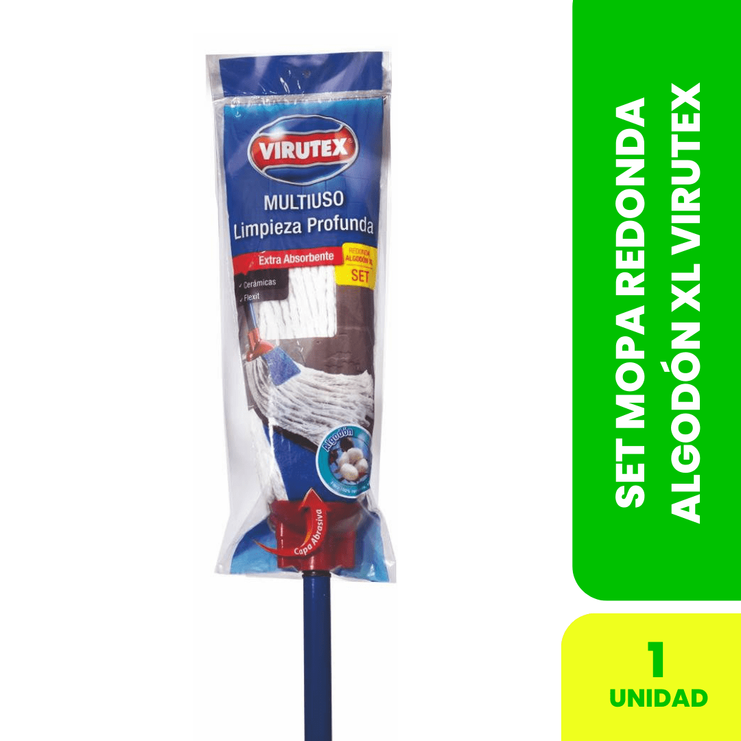 SET MOPA REDONDA ALGODÓN XL VTX 1