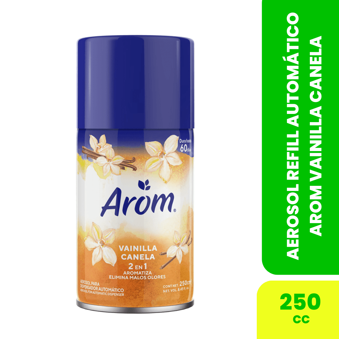 Aerosol Refill Automático Arom Vainilla Canela1