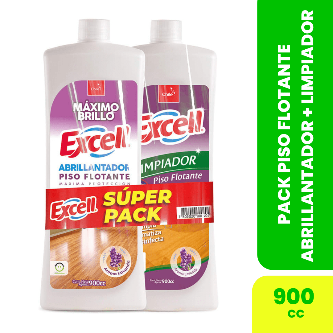 PACK PISO FLOTANTE ABRILLANTADOR + LIMPIADOR 900CC1