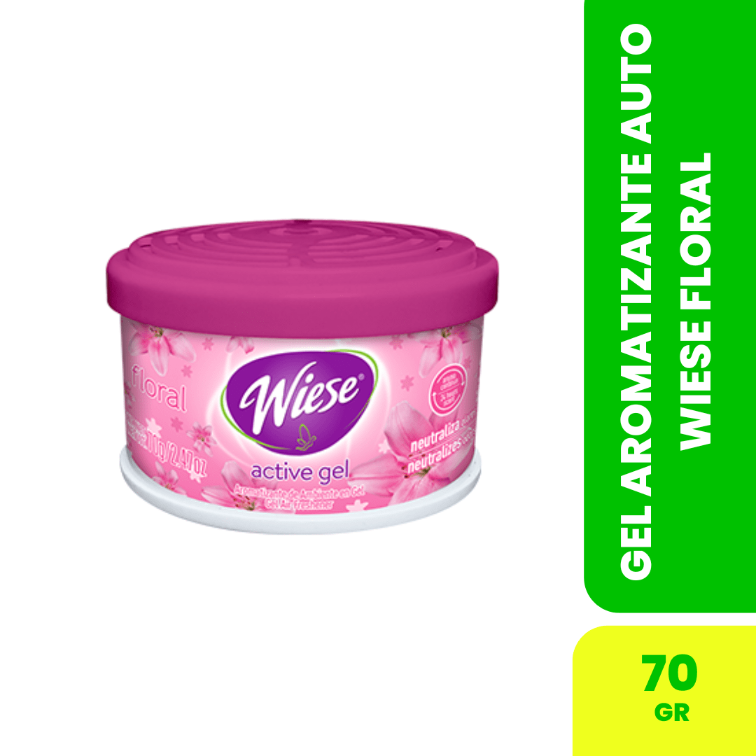 GEL AUTO AROMATIZANTE WIESE FLORAL 70G1