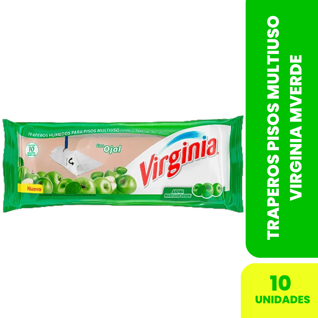 Traperos Pisos Multiuso Virginia Mverde 10u1