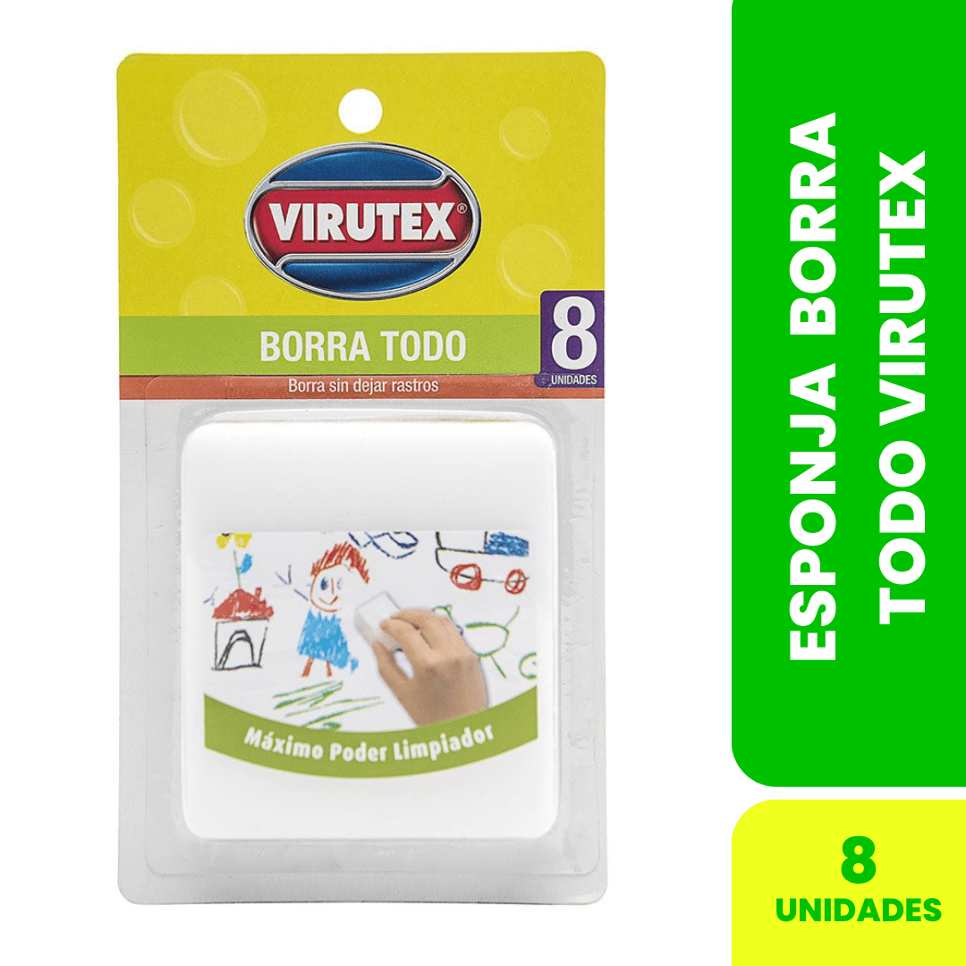 ESPONJA BORRA TODO VIRUTEX 8 UN1