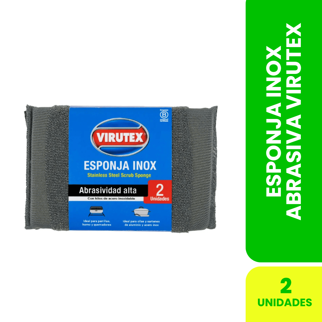 ESPONJA INOX ABRASIVA X2 VTX1