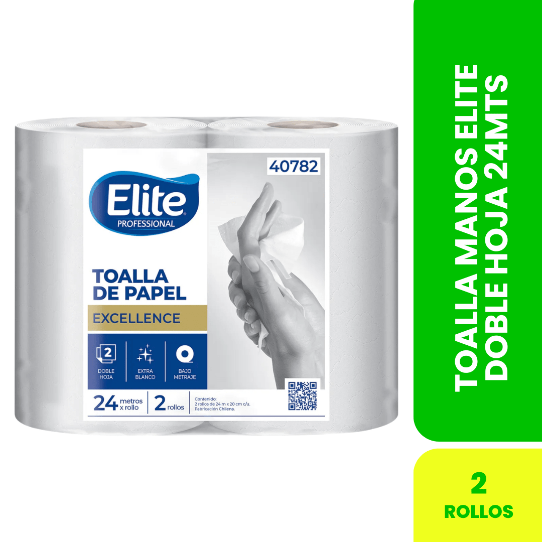 TOALLA ELITE DOBLE HOJA 24 MTS X 2UN1