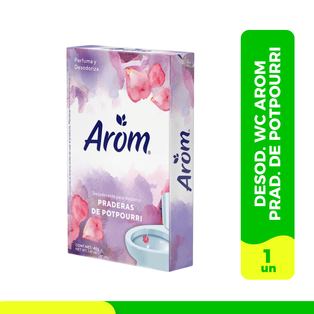 DESODORANTE WC AROM PRADERAS DE POTPOURRI 40G1