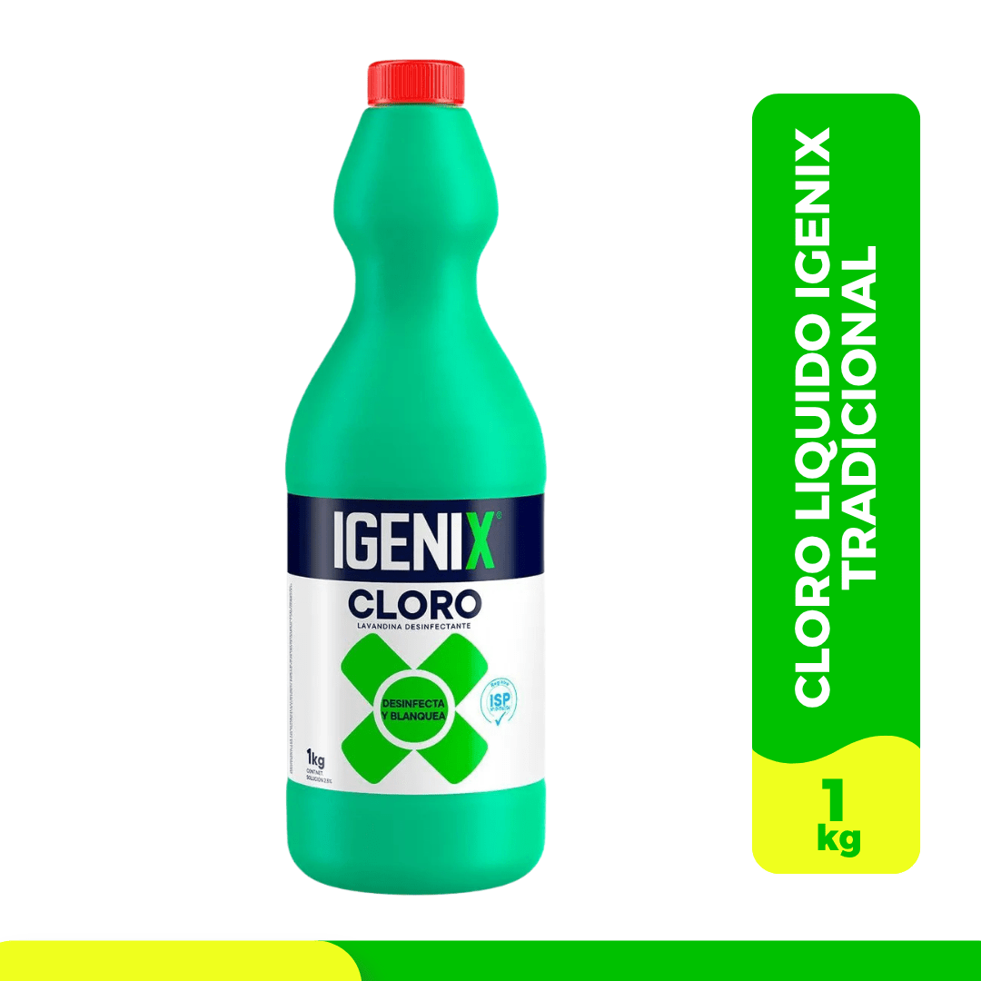 Cloro liquido Igenix Tradicional 1kg1