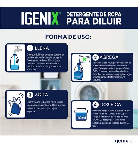 IGENIX DETERGENTE P/DILUIR DP2
