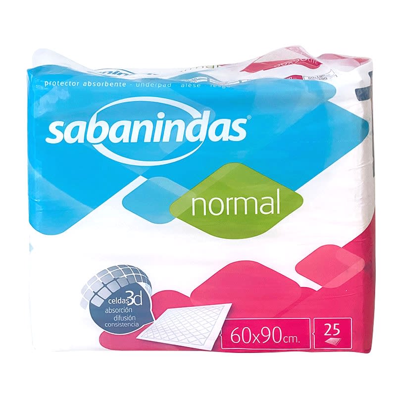 SABANILLA PROTEC CAMA 60X90 BOLSA X25 UNIDADES1