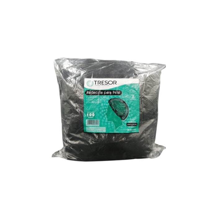 REDECILLA PELO NYLON NEGRA BOLSA X 1001