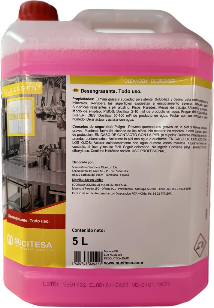 DESENGRASANTE 5 LTS CLEANGEN DEGREASER BP51