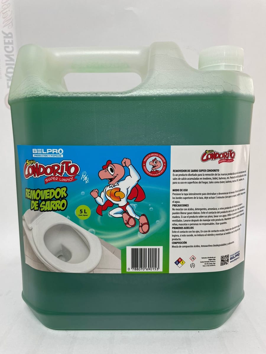 ELIMINADOR DE SARRO SUPER CONDORITO  5 LT1