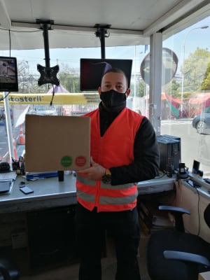 Entrega de cajas navideñas para nuestros colaboradores