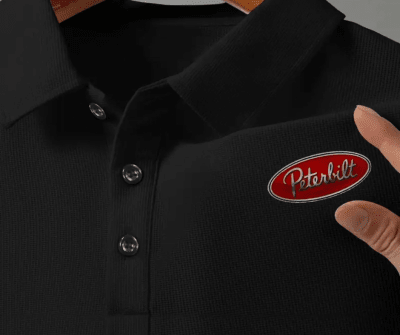 POLERA PETERBILT NEGRA XL