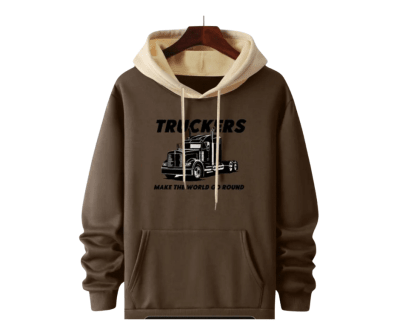 POLERON TRUCKERS MARRON TALLA  XXL XL