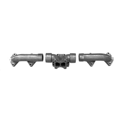 MULTIPLE DE ESCAPE CUMMINS ISX CONVENCIONAL SIN EGR 3680200 X 2PCS /3680199 X 1PCS1