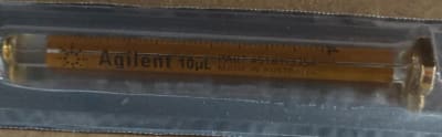 Jeringa Agilent ALS, 10 µL,punta de PTFE (INC IGV)1