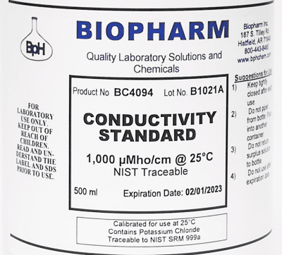 SOLUCION ESTÁNDAR DE CONDUCTIVIDAD- BIOPHARM (Inc IGV)