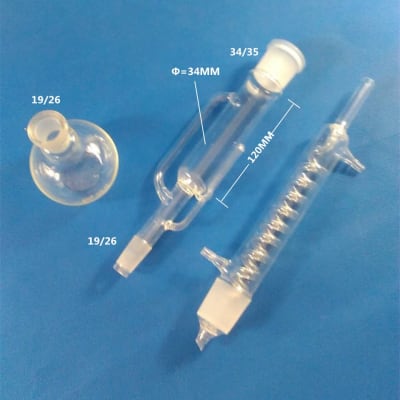 SOXHLET CON CONDENSADOR ESPIRAL Y FRASCO EXTRACTOR (Inc.IGV)