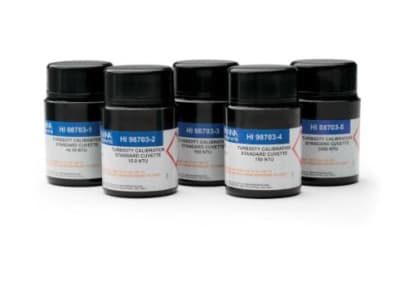Kit de patrones calibración trazable a NIST para turbidímetro 0.1, 15 00, 750 y 2000 NTU  (INC IGV)