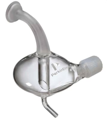 Cámara de pulverización ciclónica con deflector de cuarzo sin junta tórica para NexION (INC IGV)1