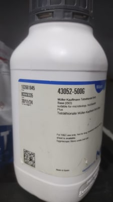 Muller-Kauffmann Tetrathionate Broth (Base) 500G-SIGMA ALDRICH,43052-500G (INC IGV)