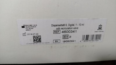 Dispensador Digital para Botellas BRAND Dispensette S 1–10 mL (INC IGV)