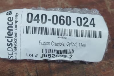 CRISOL DE FUSIÓN. CILINDRO, 11 ML (INC IGV)