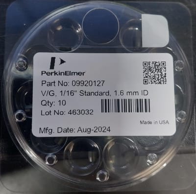 FERRULE STD VG 1/16 1.6MM ID (UNC IGV)1