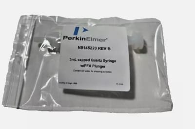 Jeringa de cuarzo con tapa de 3 ml (INC IGV)