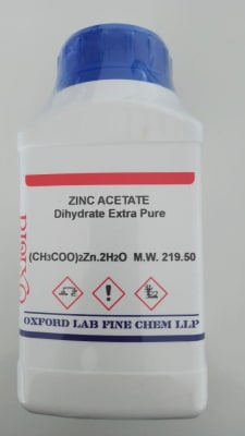 ZINC ACETATE DIHYDRATE 98% Extra Pure (Inc.IGV)