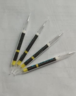 Tubo Absorbente Carbón COC 8X11, 400/200, 50 BX1