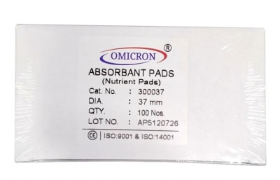 ABSORBANT PADS 37mm PQ100(INC IGV)