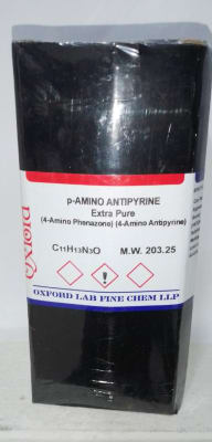 P-AMINO ANTIPYRINE 99% Extra Pure (Inc IGV)1