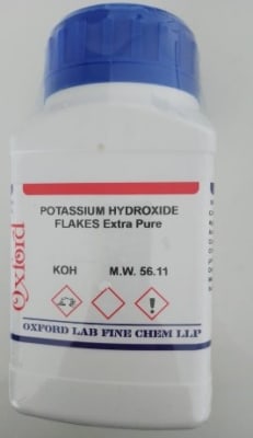 POTASSIUM HIDROXIDE FLAKES 85% Extra Pure (Inc.IGV)