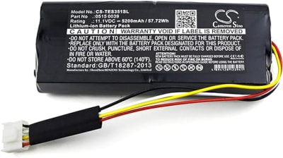 Batería 5200mAh Compatible con Testo 350 Gas Analyzer (Inc IGV)